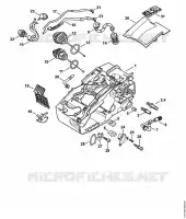 Carter moteur pour Stihl MS 193 T