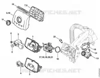 Filtre à air, Coude pour Stihl MS 193 T