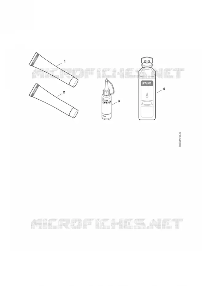 Lubrifiants et graisses divers Stihl Tronçonneuses (MS), (MSA), (MSE) Tronçonneuses Tronçonneuses thermiques MS MS 193 T  MS 193 T