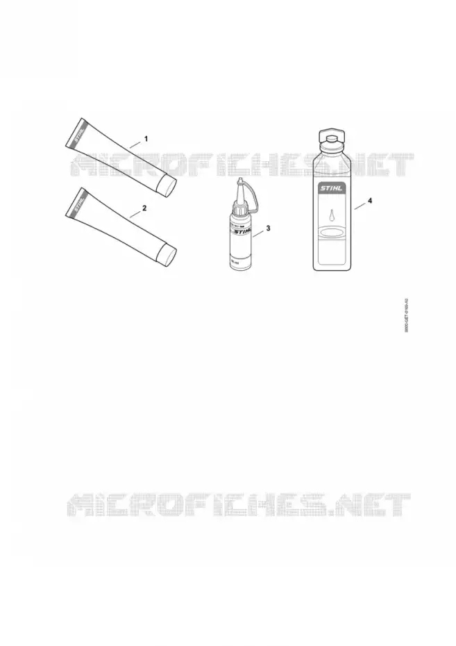 Lubrifiants et graisses divers Stihl Tronçonneuses (MS), (MSA), (MSE) Tronçonneuses Tronçonneuses thermiques MS MS 193 TC-E  MS 193 TC-E