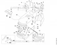G   Capot moteur pour Stihl MT 835