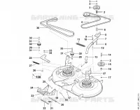 M   Embrayage, support pour Stihl MT 835
