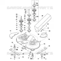 N   Plateau de coupe pour Stihl MT 880