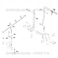 B1   Triangle de couplage avant mécanique   1 pour Stihl AKD 500