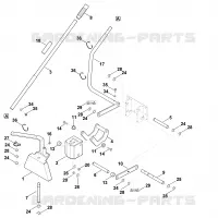 C   Triangle de couplage avant mécanique   2 pour Stihl AKD 500