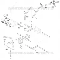 C1   Triangle de couplage avant mécanique   2 pour Stihl AKD 500