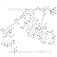 B   Triangle de couplage avant mécanique   1 pour Stihl AKD 500.1
