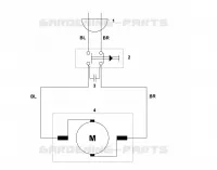 D   Connexion electrique pour Stihl TE 310