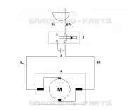 D   Connexion electrique pour Stihl TE 410