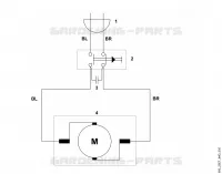 B   Connexion electrique pour Stihl TE 400
