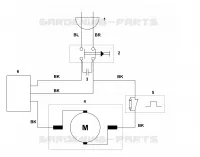 F   Connexion electrique TE 1000 pour Stihl TE 700
