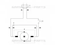 D   Connexion electrique pour Stihl BE 600 PLUS