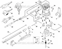C   Moteur électrique, système de commutation pour Stihl HE 515