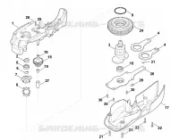 B   Réducteur pour Stihl HE 615