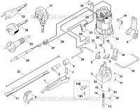 C   Moteur électrique, système de commutation pour Stihl HE 715