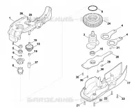 B   Réducteur pour Stihl HE 815