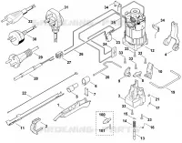 C   Moteur électrique, système de commutation pour Stihl HE 815