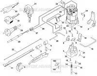 C   Moteur électrique, système de commutation pour Stihl HE 805
