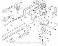 C   Moteur électrique, système de commutation pour Stihl HE 810