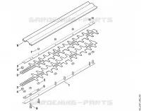 F   Barre de coupe pour Stihl HEL 600