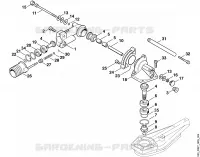 C   Réducteur HG 900 pour Stihl HEL 700