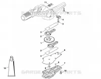 F   Carter de réducteur HG 945 pour Stihl HEL 700