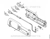 Carter, Moteur électrique (10.1999) pour Stihl FE 55