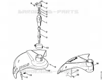 Carter de logement pour Stihl FE 55