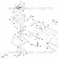 C   Capot, moteur pour Stihl HB 445.0 R