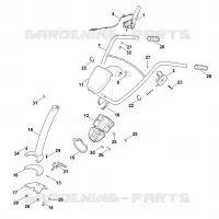 A   Guidon pour Stihl HB 445.1