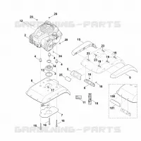 C   Capot, moteur pour Stihl HB 445.1 R