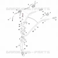 A   Guidon pour Stihl HB 585.1