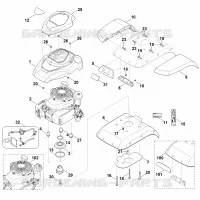 C   Capot, moteur pour Stihl HB 685.0