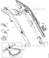 Carter de poignée pour Stihl FSE 52