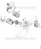 Filtre à air, Coude pour Stihl MS 194 C-E