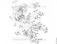 A   Machine de base, moteur pour Stihl VH 550