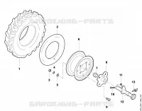 A   Pneumatiques pour Stihl ART 600