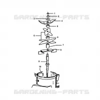 D   Jeu de couteaux   1 pour Stihl AB 4099 SE