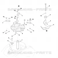 E   Jeu de couteaux (broyage) pour Stihl GB 460