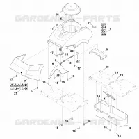 B   Carter pour Stihl GB 460 C