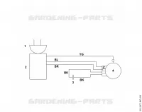 F   Connexion electrique pour Stihl GE 105