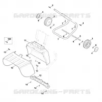 C   Support de roue pour Stihl GE 105.1