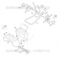 C   Support de roue pour Stihl GE 150.1