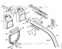 Embrayage, Tube complet FS 36 pour Stihl FS 36 R