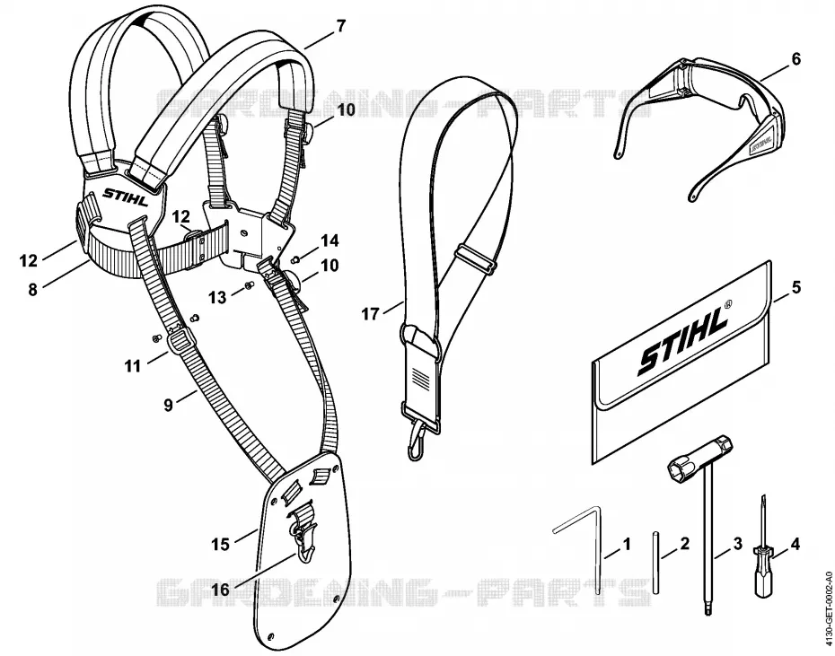 Outils, Accessoires optionnels Stihl Coupe-bordures et Débroussailleuses Coupe-bordures et Débroussailleuses Débroussailleuses thermiques légères FS 36 R  FS 36 R