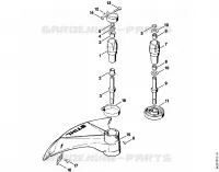 Carter de logement FS 36, FS 40 pour Stihl FS 40 - 4130