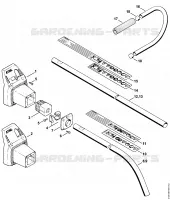 Tube complet FS 40, FS 44 (17.94) pour Stihl FS 44 R