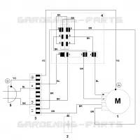 C   Connexion electrique pour Stihl GE 22 L