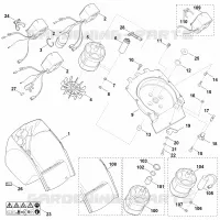 B   Carter, Moteur électrique pour Stihl GE 250