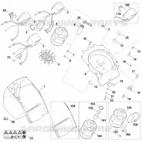 B   Carter, Moteur électrique pour Stihl GE 260